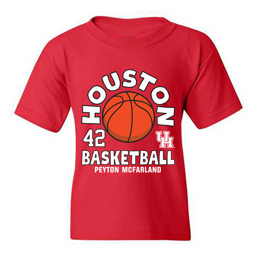 Houston - NCAA Women's Basketball : Peyton McFarland - Fashion Shersey Youth T-Shirt-0