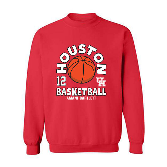 Houston - NCAA Women's Basketball : Amani Bartlett - Fashion Shersey Crewneck Sweatshirt-0