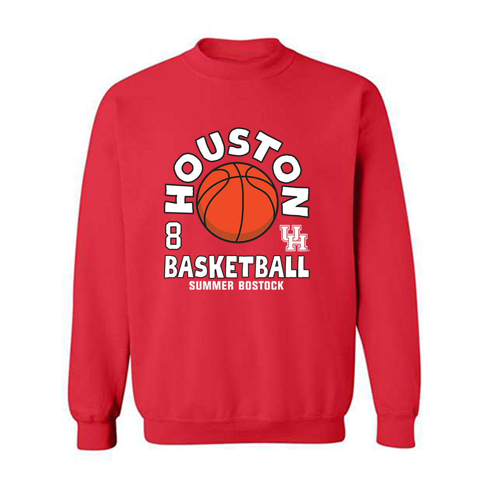 Houston - NCAA Women's Basketball : Summer Bostock - Fashion Shersey Crewneck Sweatshirt-0