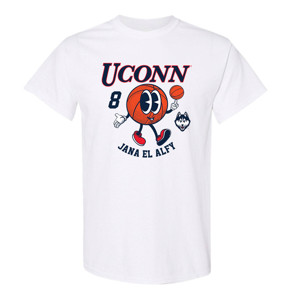 UConn - NCAA Women's Basketball : Jana El Alfy - T-Shirt