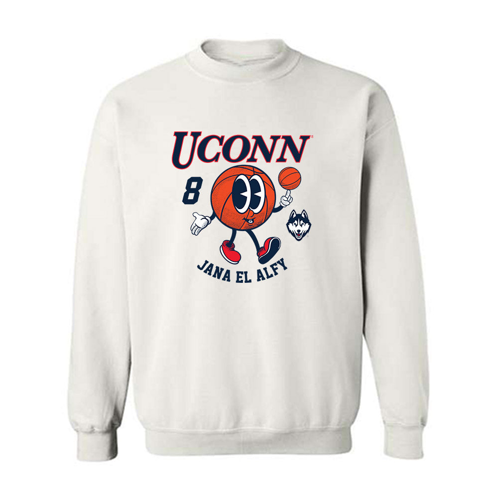 UConn - NCAA Women's Basketball : Jana El Alfy - Crewneck Sweatshirt