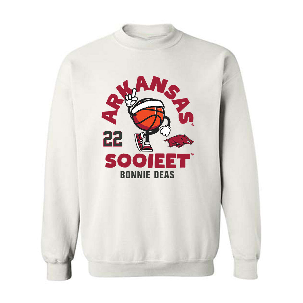 Arkansas - NCAA Women's Basketball : Bonnie Deas - Fashion Shersey Crewneck Sweatshirt-0