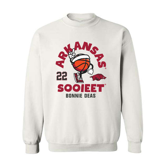 Arkansas - NCAA Women's Basketball : Bonnie Deas - Fashion Shersey Crewneck Sweatshirt-0