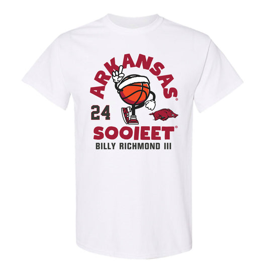 Arkansas - NCAA Men's Basketball : Billy Richmond III - Fashion Shersey T-Shirt-0