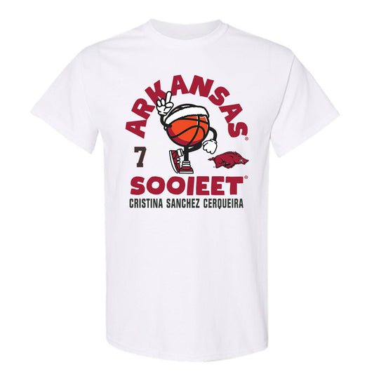 Arkansas - NCAA Women's Basketball : Cristina Sanchez Cerqueira - Fashion Shersey T-Shirt-0