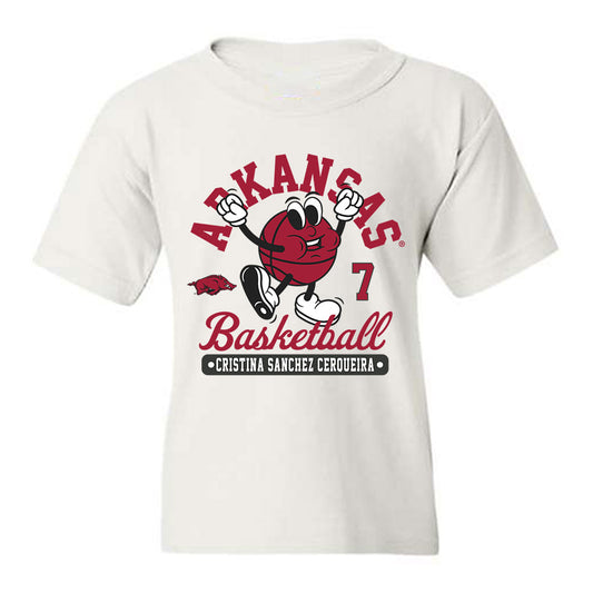 Arkansas - NCAA Women's Basketball : Cristina Sanchez Cerqueira - Fashion Shersey Youth T-Shirt-0