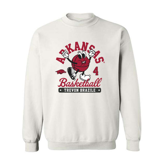 Arkansas - NCAA Men's Basketball : Trevon Brazile - Fashion Shersey Crewneck Sweatshirt-0