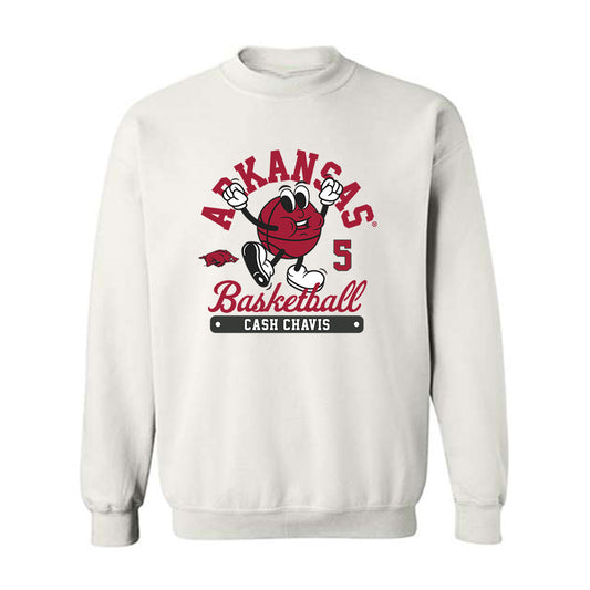 Arkansas - NCAA Men's Basketball : Cash Chavis - Fashion Shersey Crewneck Sweatshirt