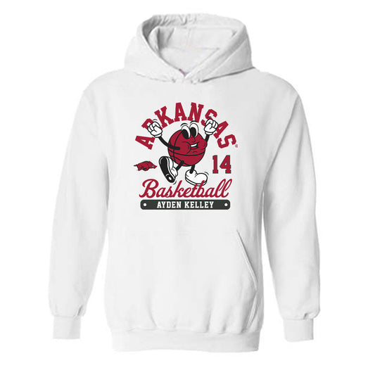Arkansas - NCAA Men's Basketball : Ayden Kelley - Fashion Shersey Hooded Sweatshirt