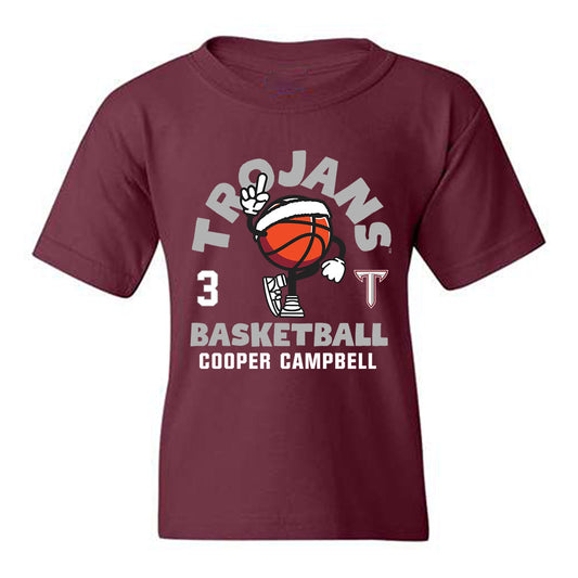 Troy - NCAA Men's Basketball : Cooper Campbell - Fashion Shersey Youth T-Shirt-0