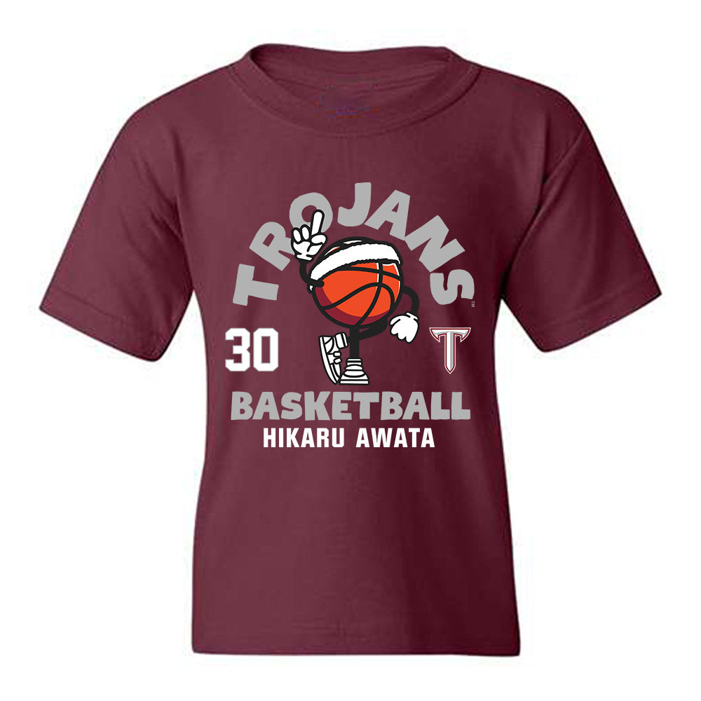 Troy - NCAA Men's Basketball : Hikaru Awata - Fashion Shersey Youth T-Shirt-0