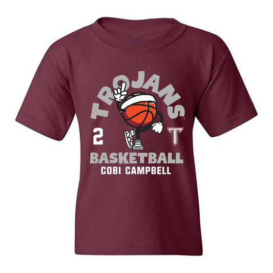 Troy - NCAA Men's Basketball : Cobi Campbell - Fashion Shersey Youth T-Shirt-0