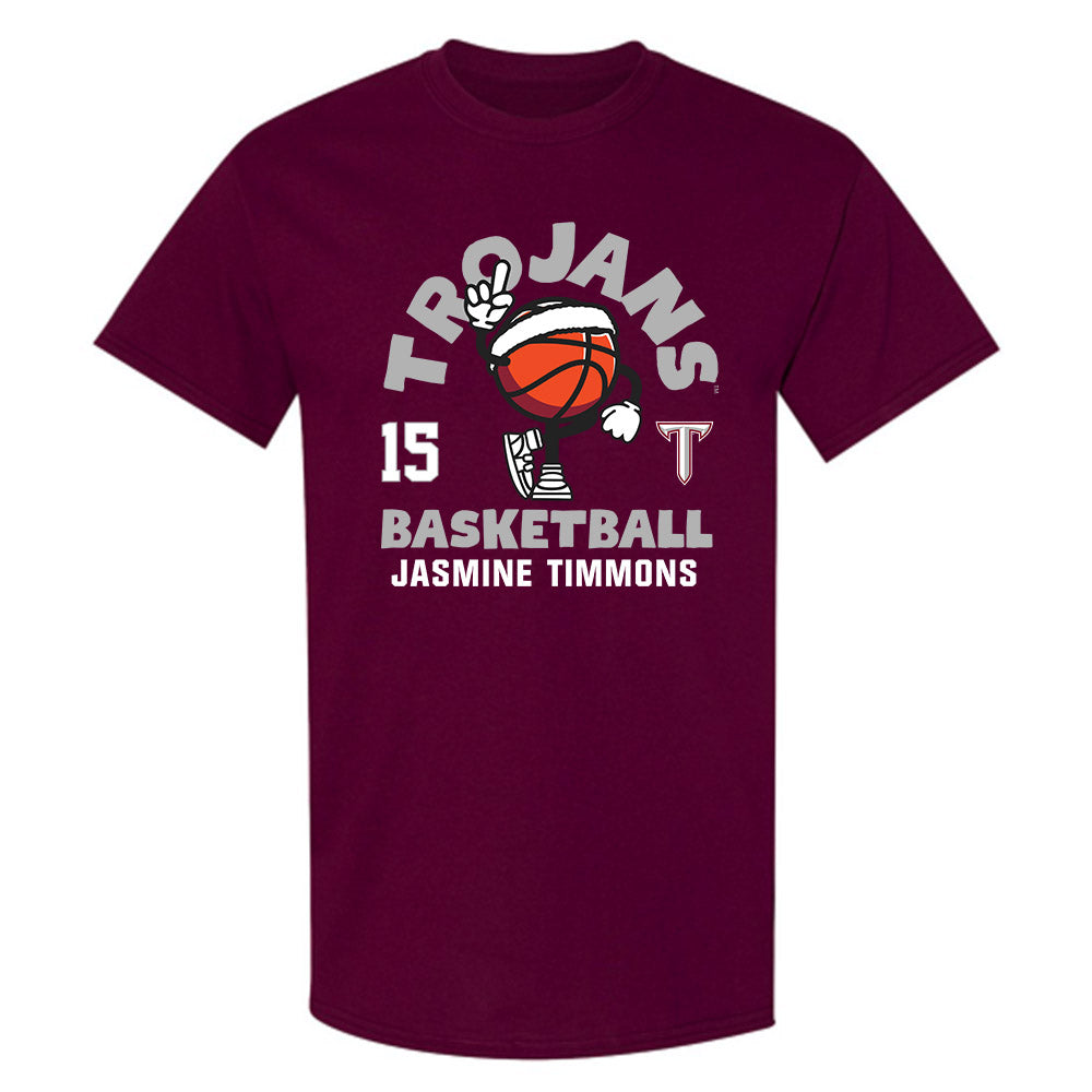 Troy - NCAA Women's Basketball : Jasmine Timmons - Fashion Shersey T-Shirt-0