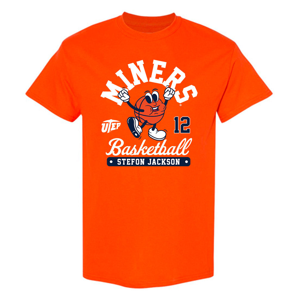 UTEP - Men's Basketball Legends : Stefon Jackson - Fashion Shersey T-Shirt-0