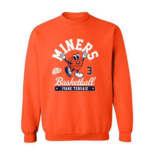 UTEP - NCAA Women's Basketball : Ivane Tensaie - Fashion Shersey Crewneck Sweatshirt-0