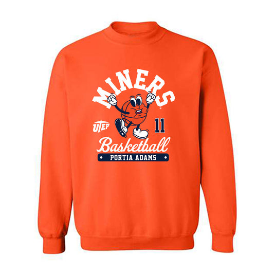 UTEP - NCAA Women's Basketball : Portia Adams - Fashion Shersey Crewneck Sweatshirt-0