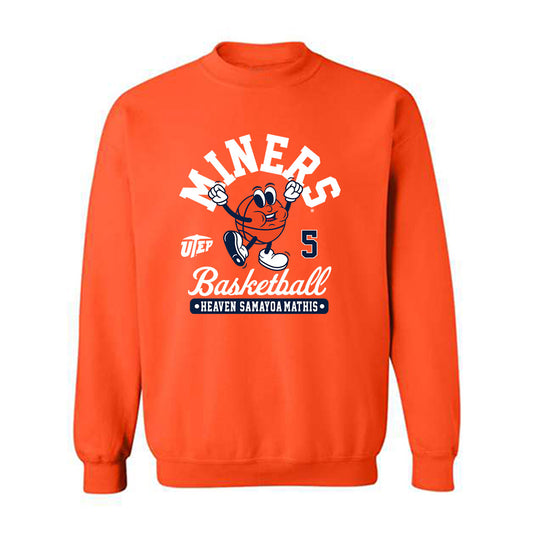 UTEP - NCAA Women's Basketball : Heaven Samayoa-Mathis - Fashion Shersey Crewneck Sweatshirt-0
