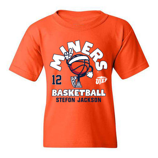 UTEP - Men's Basketball Legends : Stefon Jackson - Fashion Shersey Youth T-Shirt-0