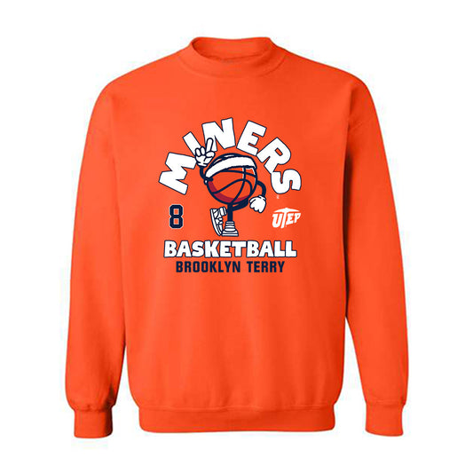 UTEP - NCAA Women's Basketball : Brooklyn Terry - Fashion Shersey Crewneck Sweatshirt-0