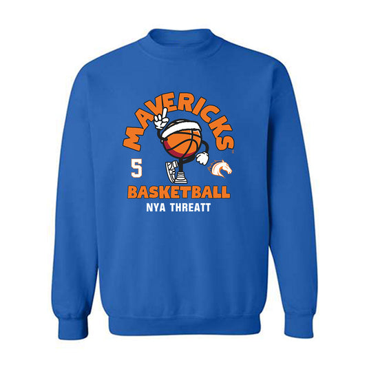 Texas Arlington - NCAA Women's Basketball : nya threatt - Fashion Shersey Crewneck Sweatshirt-0