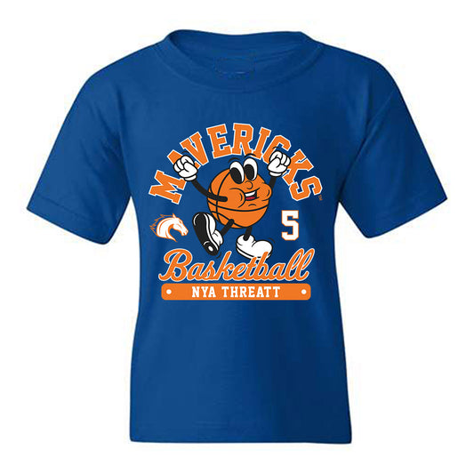 Texas Arlington - NCAA Women's Basketball : nya threatt - Fashion Shersey Youth T-Shirt-0