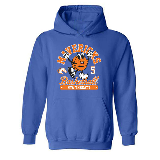 Texas Arlington - NCAA Women's Basketball : nya threatt - Fashion Shersey Hooded Sweatshirt-0