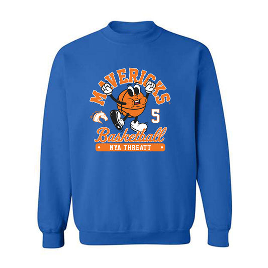 Texas Arlington - NCAA Women's Basketball : nya threatt - Fashion Shersey Crewneck Sweatshirt-0