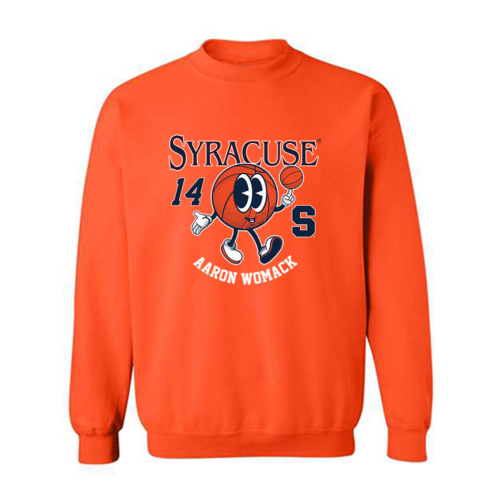 Syracuse - NCAA Men's Basketball : Aaron Womack - Fashion Shersey Crewneck Sweatshirt-0