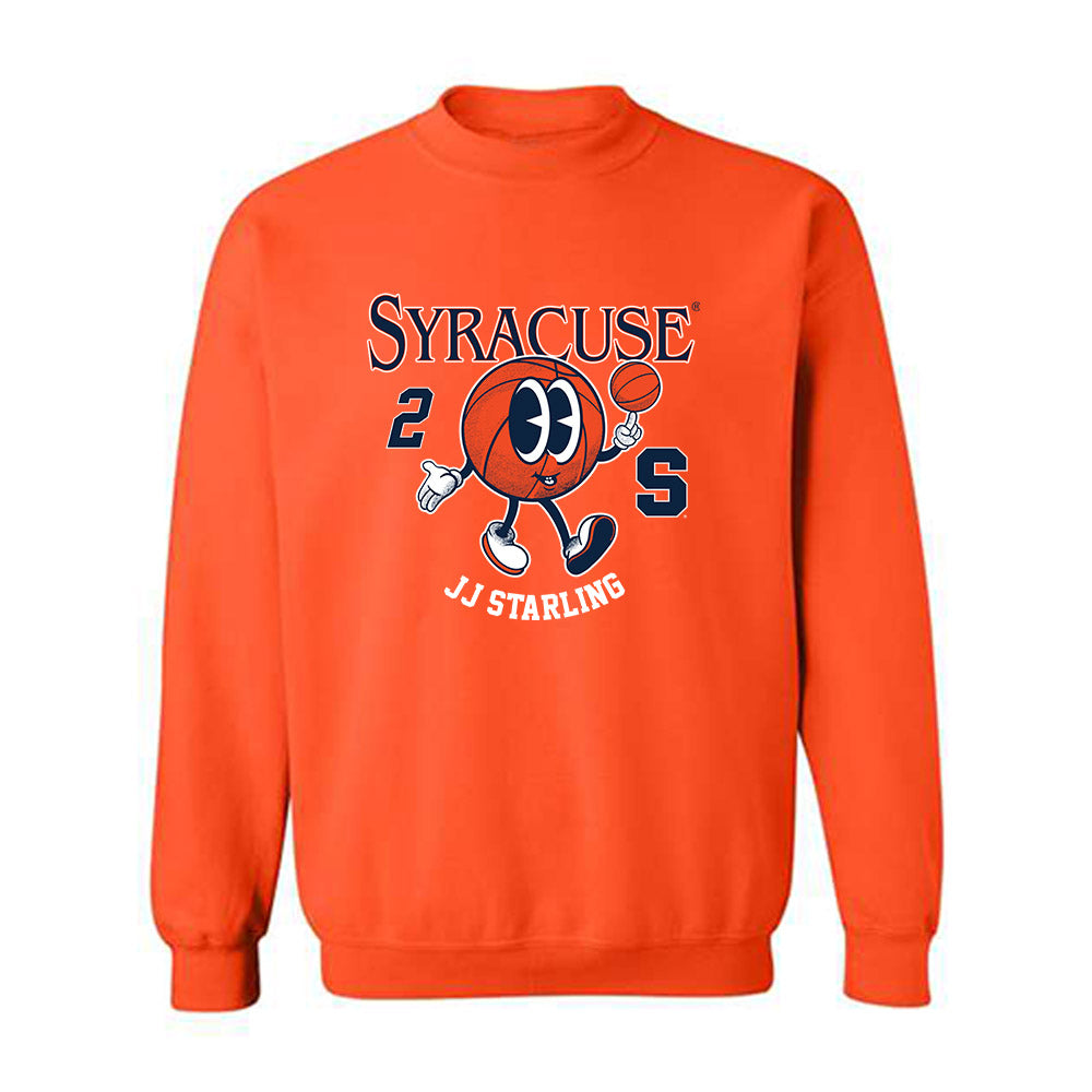 Syracuse - NCAA Men's Basketball : JJ Starling - Fashion Shersey Crewneck Sweatshirt-0