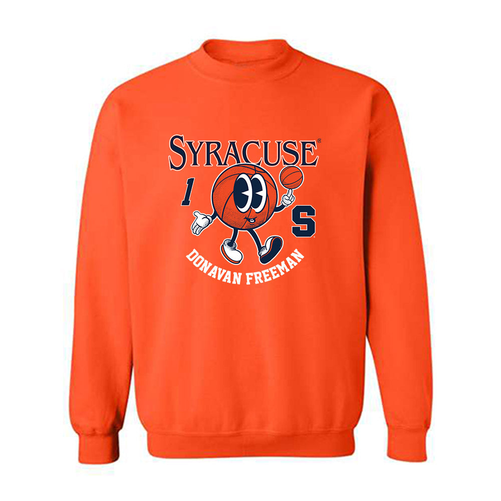 Syracuse - NCAA Men's Basketball : Donavan Freeman - Fashion Shersey Crewneck Sweatshirt