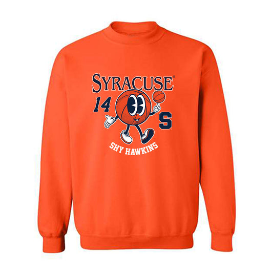 Syracuse - NCAA Women's Basketball : Shy Hawkins - Fashion Shersey Crewneck Sweatshirt