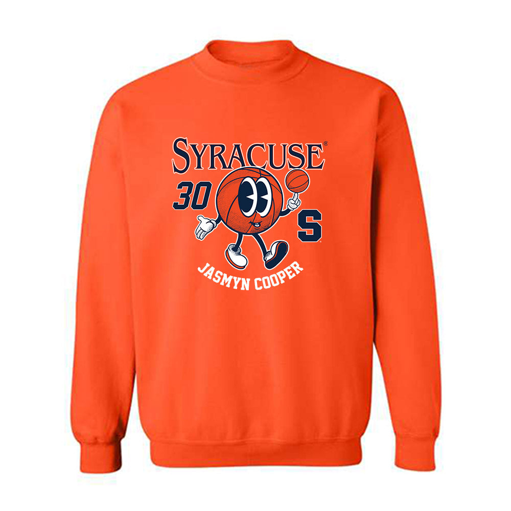 Syracuse - NCAA Women's Basketball : Jasmyn Cooper - Fashion Shersey Crewneck Sweatshirt-0