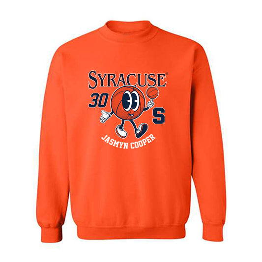 Syracuse - NCAA Women's Basketball : Jasmyn Cooper - Fashion Shersey Crewneck Sweatshirt-0