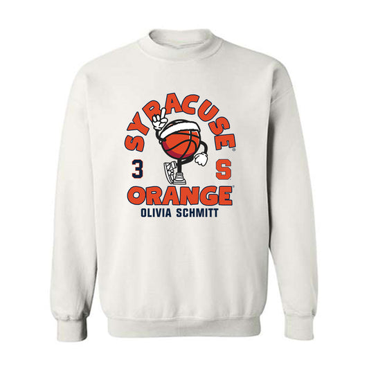 Syracuse - NCAA Women's Basketball : Olivia Schmitt - Fashion Shersey Crewneck Sweatshirt