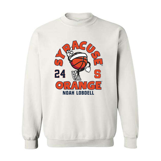 Syracuse - NCAA Men's Basketball : Noah Lobdell - Fashion Shersey Crewneck Sweatshirt