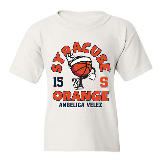 Syracuse - NCAA Women's Basketball : Angelica Velez - Fashion Shersey Youth T-Shirt