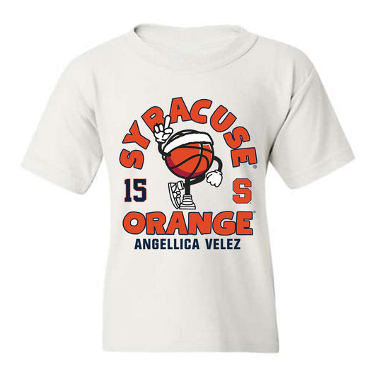 Syracuse - NCAA Women's Basketball : Angellica Velez - Fashion Shersey Youth T-Shirt