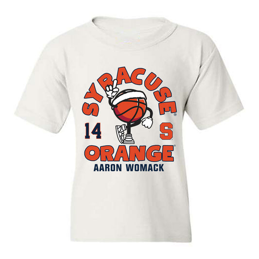 Syracuse - NCAA Men's Basketball : Aaron Womack - Fashion Shersey Youth T-Shirt-0
