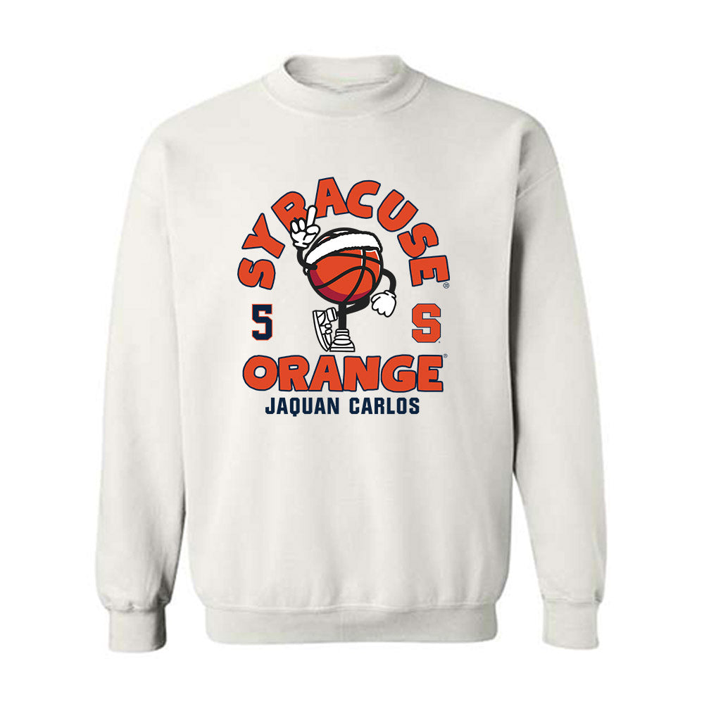 Syracuse - NCAA Men's Basketball : Jaquan Carlos - Fashion Shersey Crewneck Sweatshirt