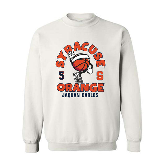 Syracuse - NCAA Men's Basketball : Jaquan Carlos - Fashion Shersey Crewneck Sweatshirt