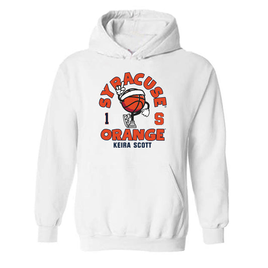 Syracuse - NCAA Women's Basketball : Keira Scott - Fashion Shersey Hooded Sweatshirt