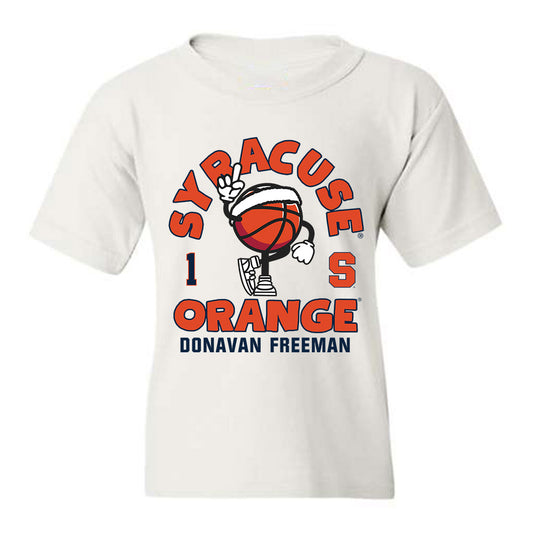 Syracuse - NCAA Men's Basketball : Donavan Freeman - Fashion Shersey Youth T-Shirt