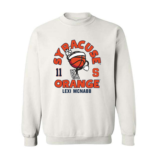 Syracuse - NCAA Women's Basketball : Lexi McNabb - Fashion Shersey Crewneck Sweatshirt