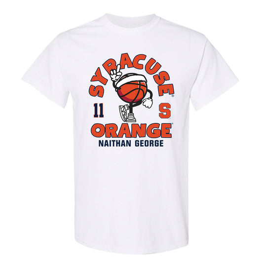 Syracuse - NCAA Men's Basketball : Naithan George - Fashion Shersey T-Shirt-0