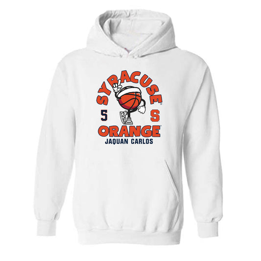 Syracuse - NCAA Men's Basketball : Jaquan Carlos - Fashion Shersey Hooded Sweatshirt