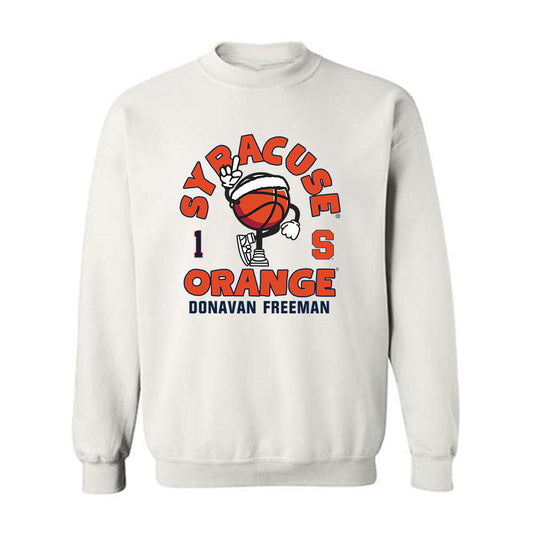 Syracuse - NCAA Men's Basketball : Donavan Freeman - Fashion Shersey Crewneck Sweatshirt