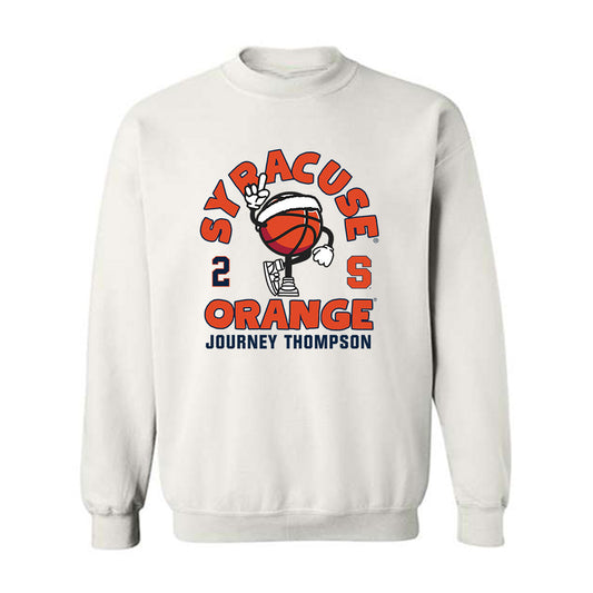 Syracuse - NCAA Women's Basketball : Journey Thompson - Fashion Shersey Crewneck Sweatshirt