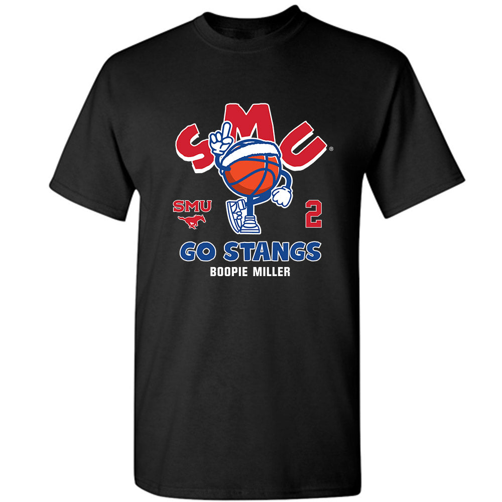 SMU - NCAA Men's Basketball : Boopie Miller - Fashion Shersey T-Shirt-0