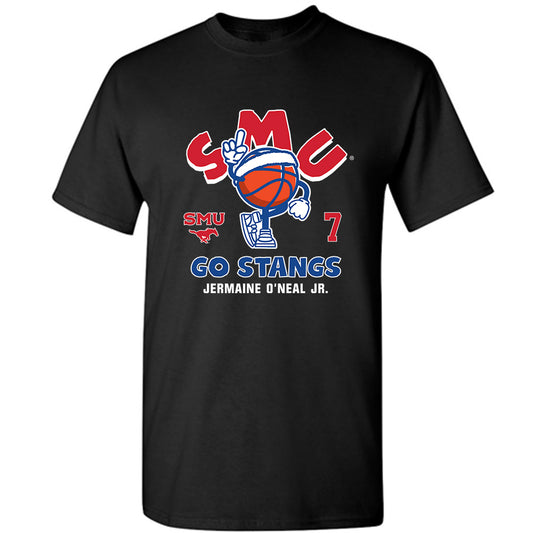 SMU - NCAA Men's Basketball : Jermaine O'Neal Jr. - Fashion Shersey T-Shirt-0