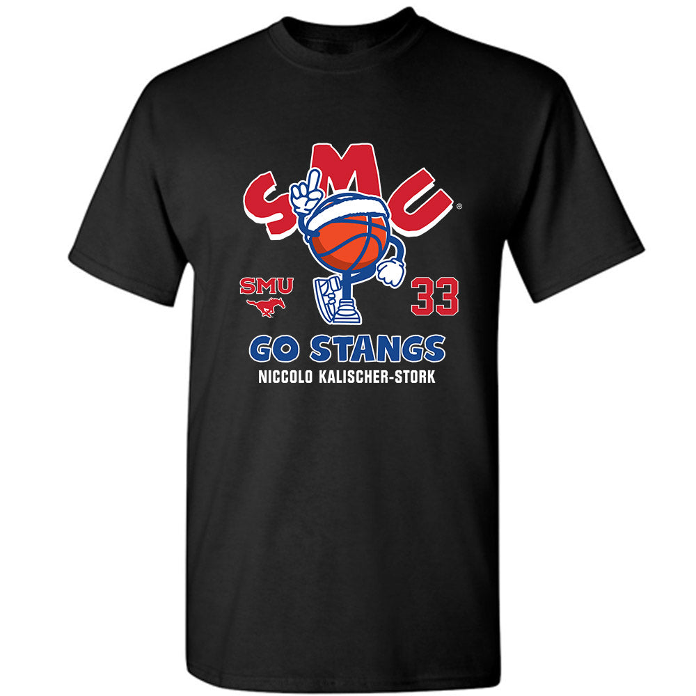 SMU - NCAA Men's Basketball : Niccolo Kalischer-Stork - Fashion Shersey T-Shirt-0